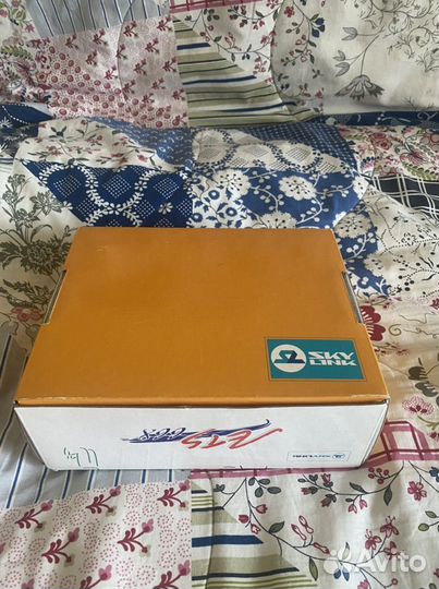 Коробка, инструкция и зарядка от телефона Skylink