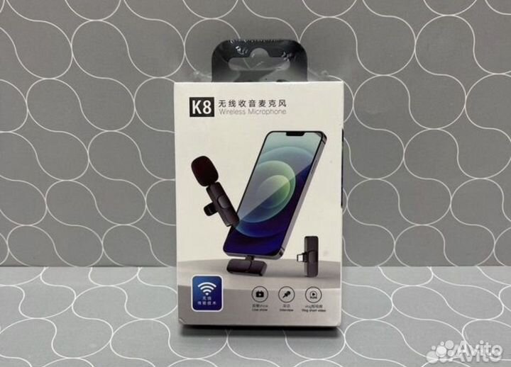 Микрофон накамерный + петличка для доставки