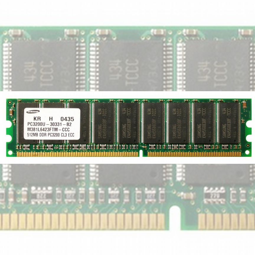 [M381L6423FTM-CCC] Оперативная Память Samsung 512mb M381l6423ftm-Ccc