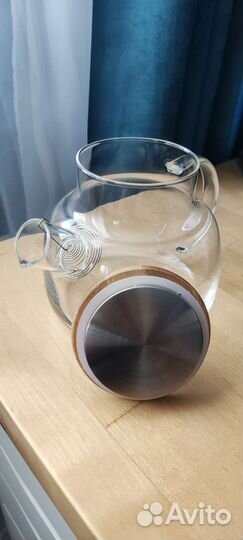 Чайник заварочный стеклянный 900мл