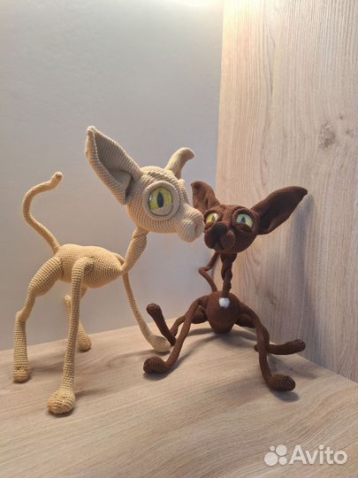 Вязаные игрушки ручной работы