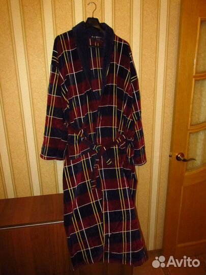 Халат мужской велюровый xxxl (р. 58-60)