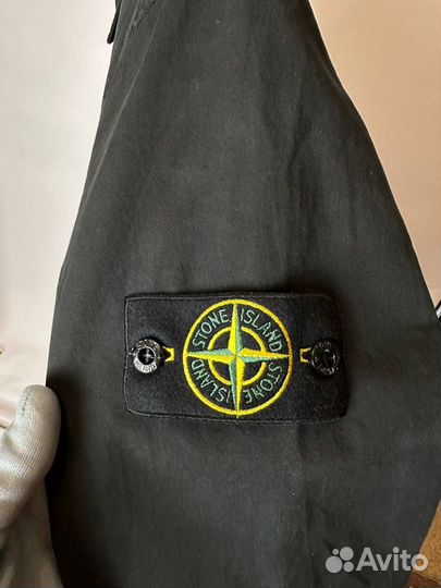 Stone Island Black Overshirt оригинал