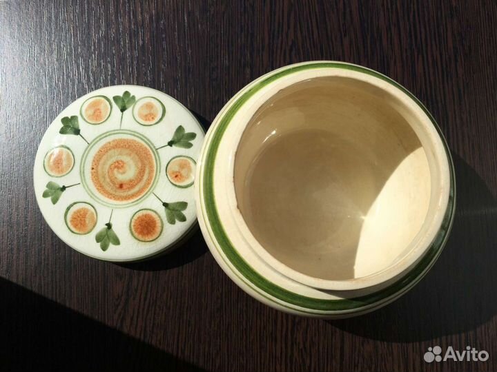 Шкатулка,горшочек зик Конаково СССР