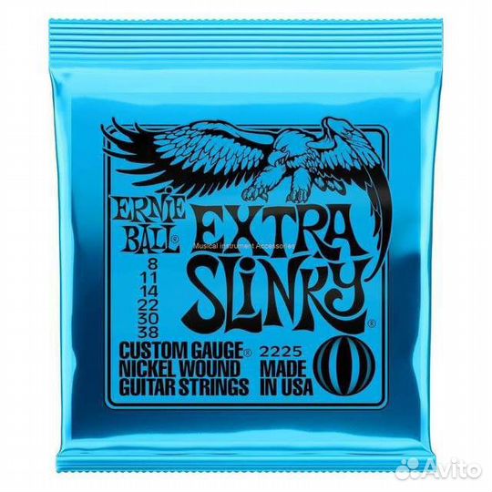 Струны Ernie Ball (Extra Slinky) 8-38