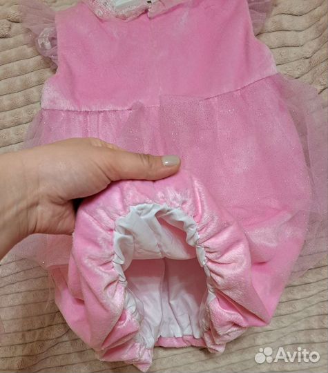 Новогодний костюм свинки для девочки