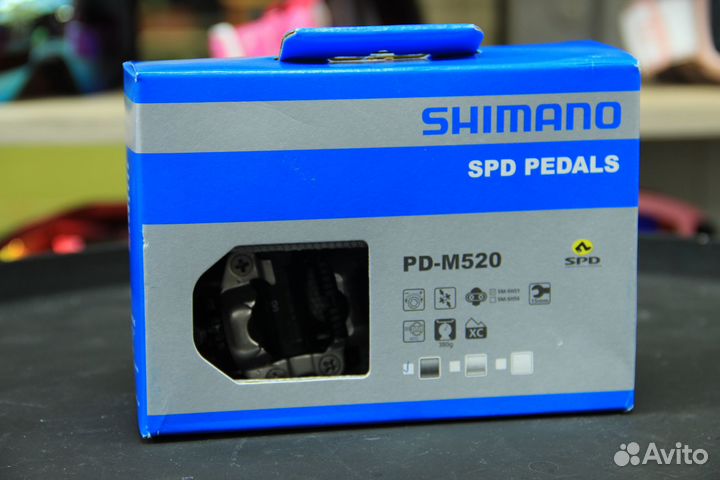 Педали контактные Shimano PD-M520