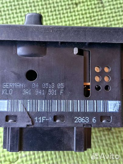 Переключатель света фар пассат б-4