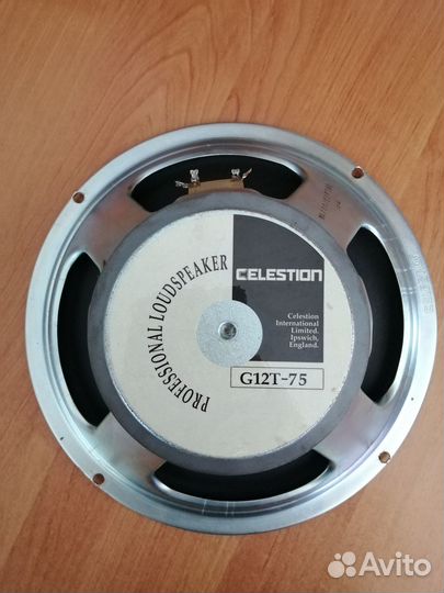 Гитарный динамик G12T-75 England 16 Ом