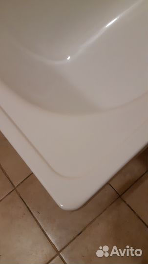 Ванна стальная эмалированная белая новая