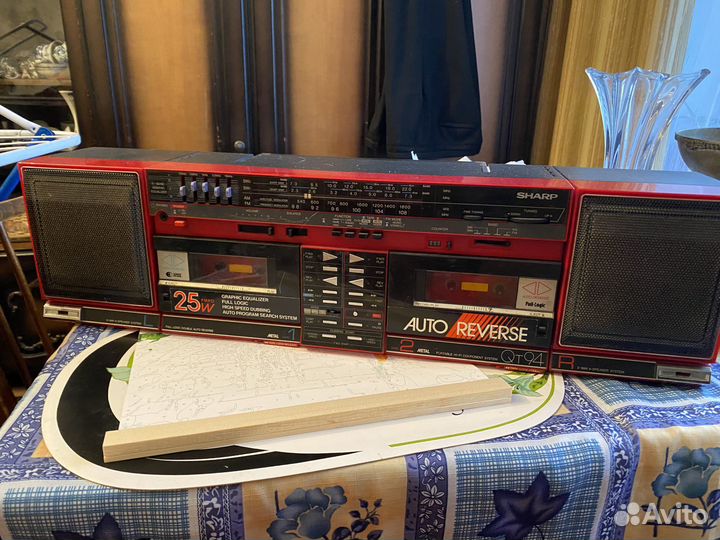 Кассетный магнитофон sharp