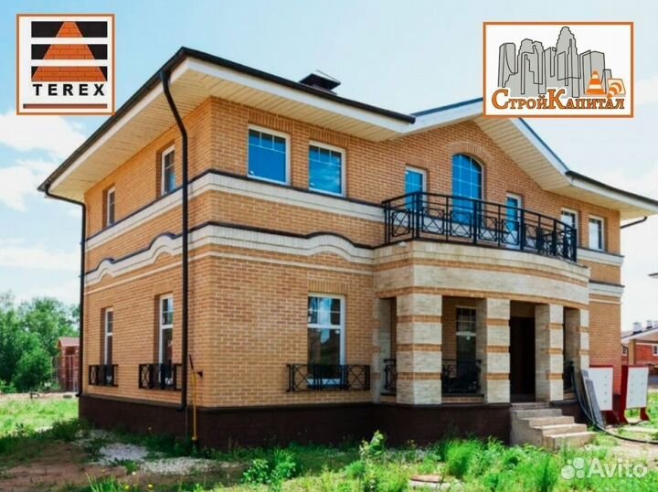 Облицовочный кирпич Терекс Бежевый (Шале, Рустик)