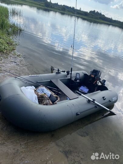 Лодка пвх Pelican с мотором 3,6