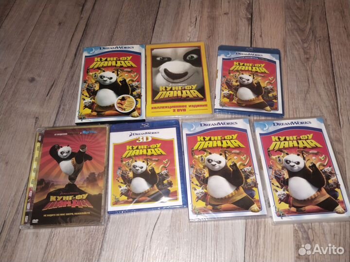 Кунг-Фу Панда DVD Blu-ray