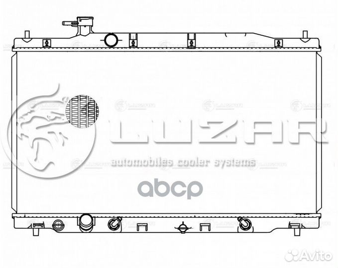 Радиатор honda CR-V 06- 2.4 AT охлаждения LRC23