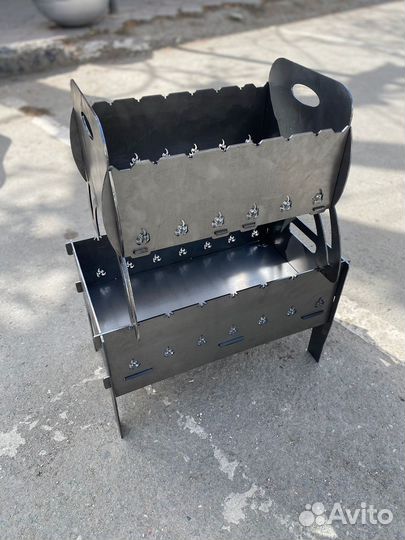 Мангал на отдых большой и маленький