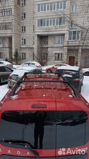 Багажник на крышу для LADA Largus (бесшумный)