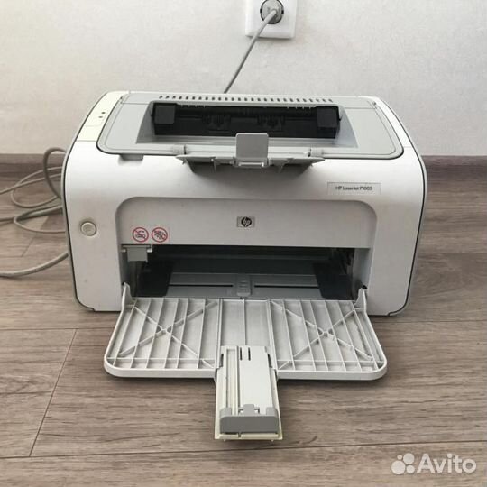 Принтер лазерный HP LaserJet P1005, ч/б, A4
