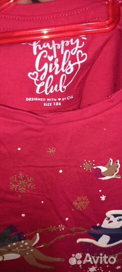 Лонгслив для девочки 98