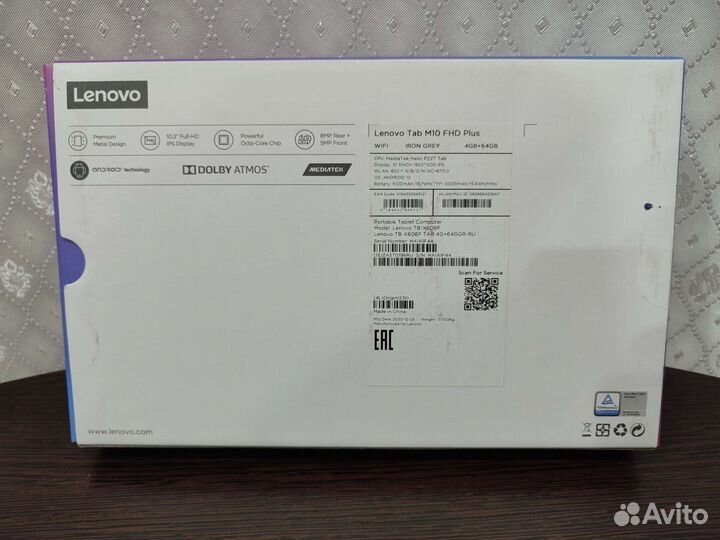 Планшет Lenovo Tab M10 THE plus