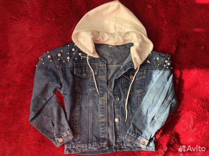 Джинсовка с капюшоном