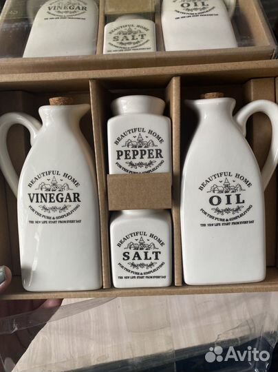 Набор для масла и специй