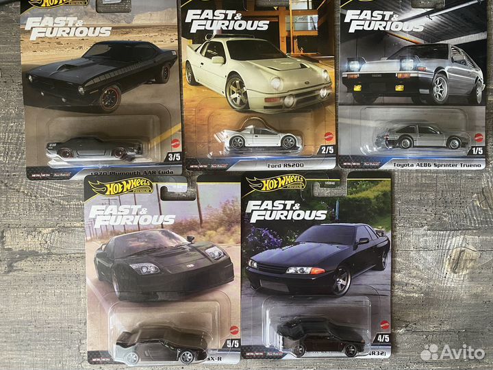 Hot Wheels Premium Fast Furious