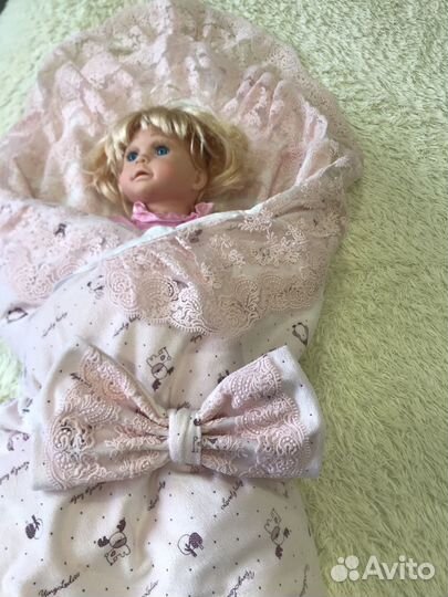 Конверт на выписку зимний для девочки