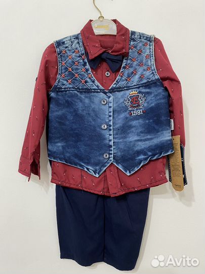 Костюм тройка для мальчика 92