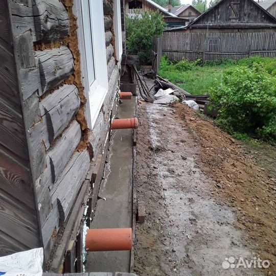Подъём домов,замена венцов. Строительство