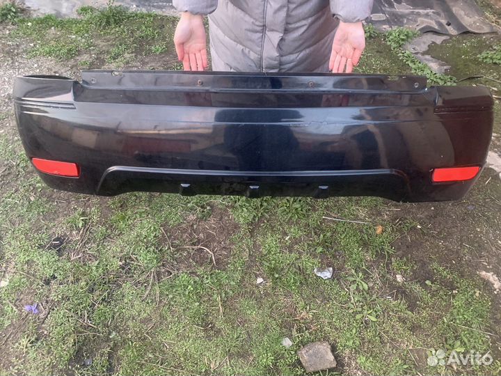 Задний бампер приора седан