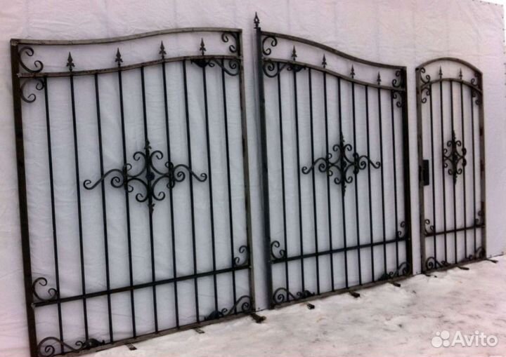 Ворота кованые #14.5. Каркас Ворот