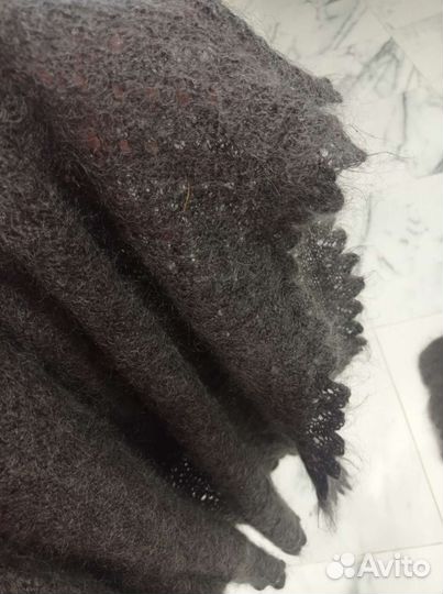 Шаль пуховая ручная работа