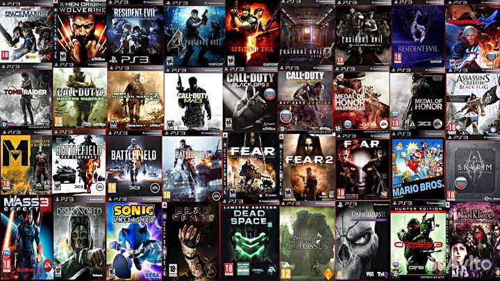 Игры Sony PS4,PS3,PS2,PS1