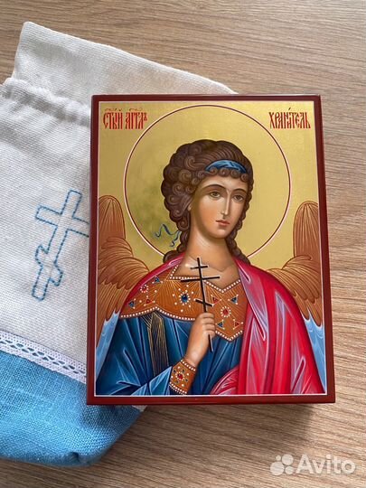 Икона рукописная Ангел Хранитель