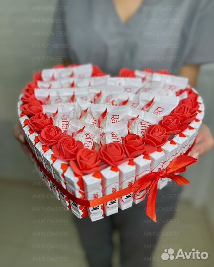 Сладкий шоколадный подарок киндер торт набор бокс