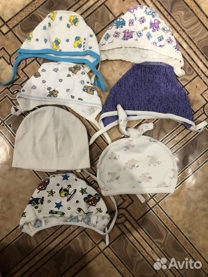 Шапочки, чепчики