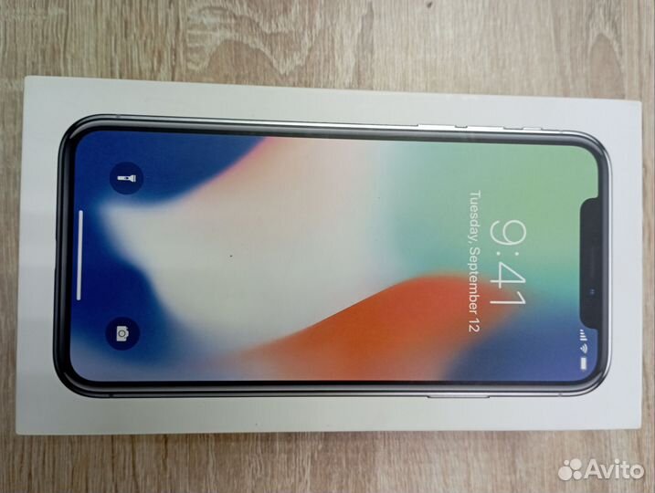 Коробка от iPhone x Сильвер 64г