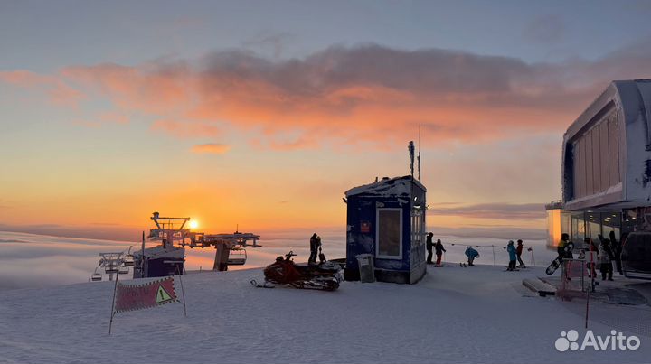 Зимний Кировск, Хибины