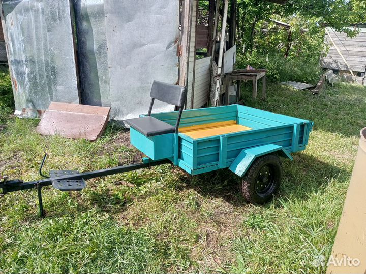 Мотоблок с прицепом