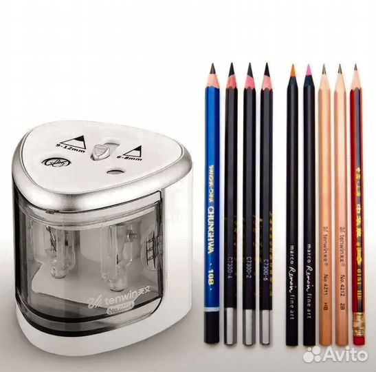 Электрическая точилка с двумя дырками