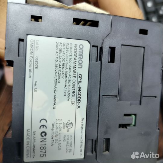 Плк omron sysmac cp1l