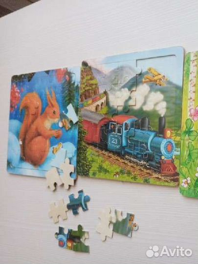 Деревянные пазлы