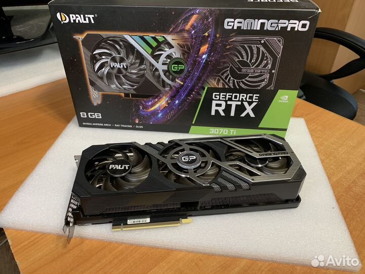 Видеокарта Palit GeForce RTX3070Ti (гарантия днс)