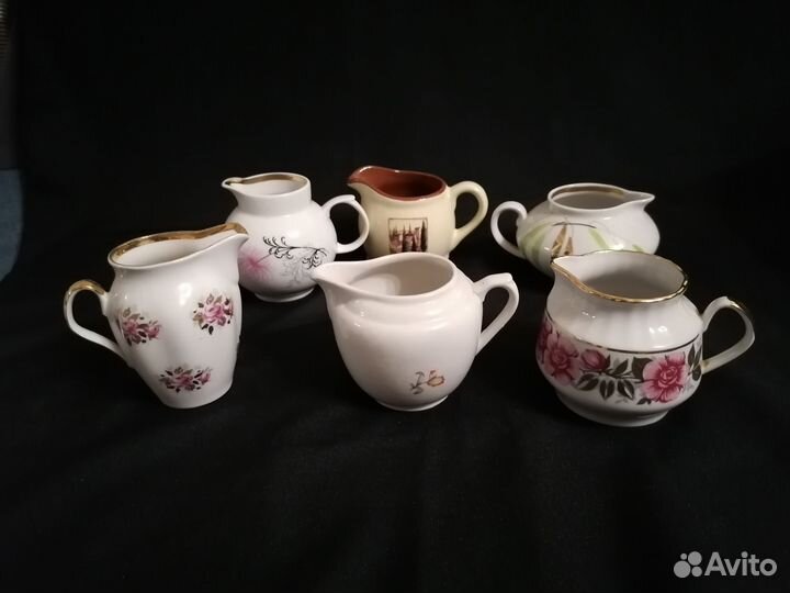 Фарфоровые молочники СССР