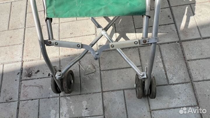 Советская детская коляска трость