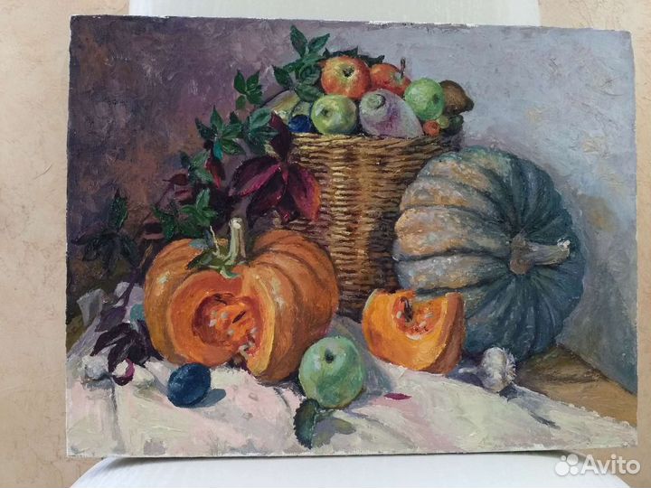Картина маслом на холсте натюрморт
