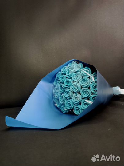 Розы из Белого Шоколада - 29 шт в Букете