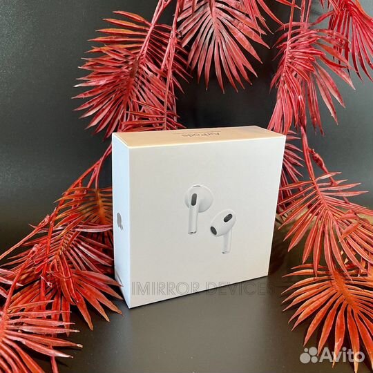 Airpods 3 Premium+ (чехол+гарантия)