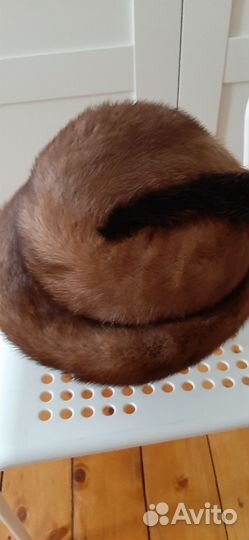 Шапка норковая 58 размер женская